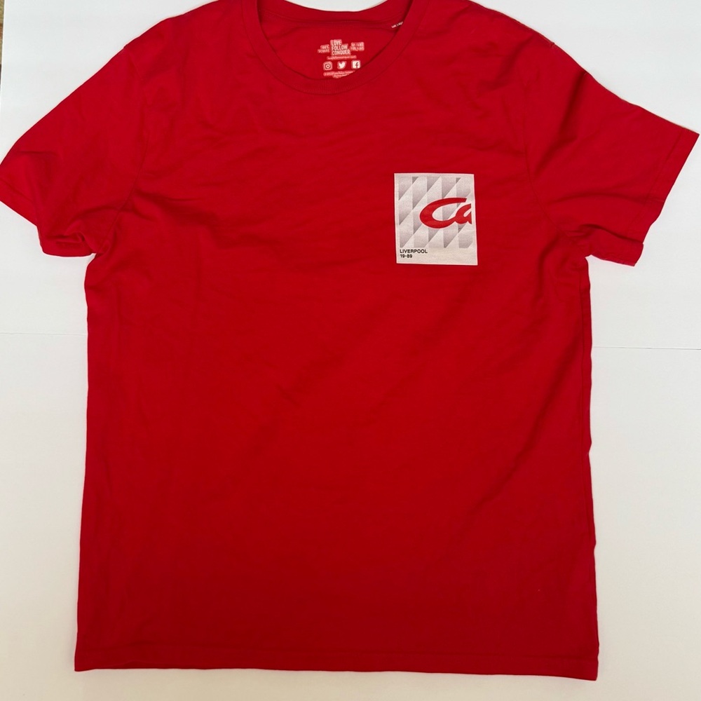 Mens love follow conquer Red Graphic T-Shirt‎